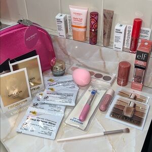 Various make up lot with Pink Bag